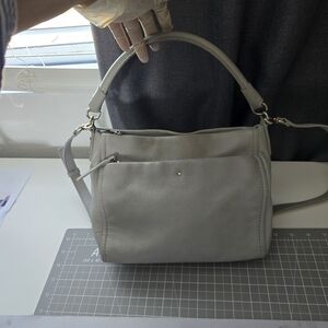 Kate Spade Light Gray Shoulder Bag